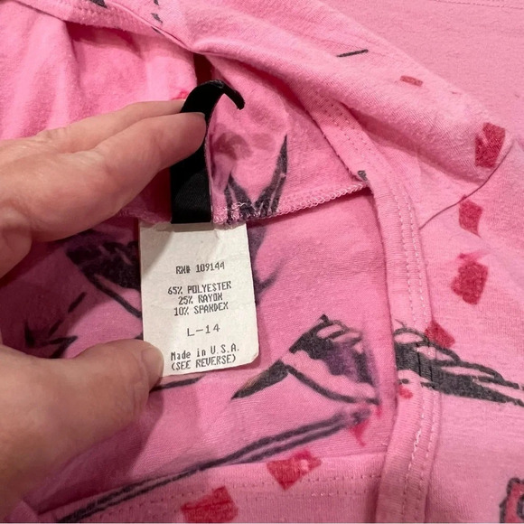 Lily Bleu girls Pink shirt with a hood size Large - Picture 7 of 11